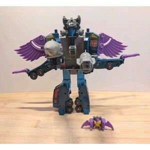 Vtg Transformers G1 Hasbro Takara Powermasters Doubledealer W/ SKAR 1987 No Knok
